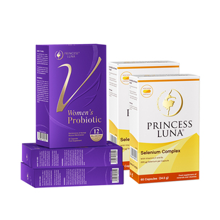 月神小花园女性益生菌*3+有机硒*2 免疫保养套装