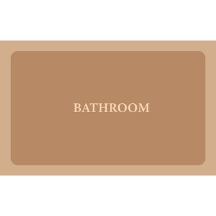 浴室吸水地垫卫生间门口防滑垫厕所门口脚垫家用速干防摔速干地毯