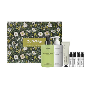 【新年礼物推荐】ZOOVANA祖瓦纳乌木香氛沐浴露护肤三件礼盒男女