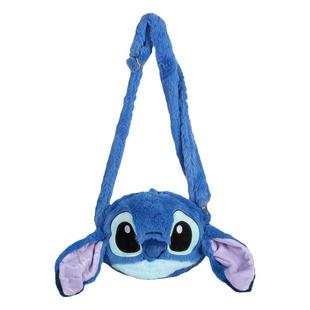 迪士尼史迪仔巴斯光年胡迪苏利文毛绒头型斜挎包可爱斜背包礼物萌