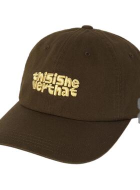 thisisneverthat® Bold Logo Cap 25春夏新款休闲百搭鸭舌帽