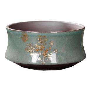 哥窑花盆陶瓷紫砂兰花专用蝴蝶兰绿植造景室内客厅吊兰文竹盆景盆