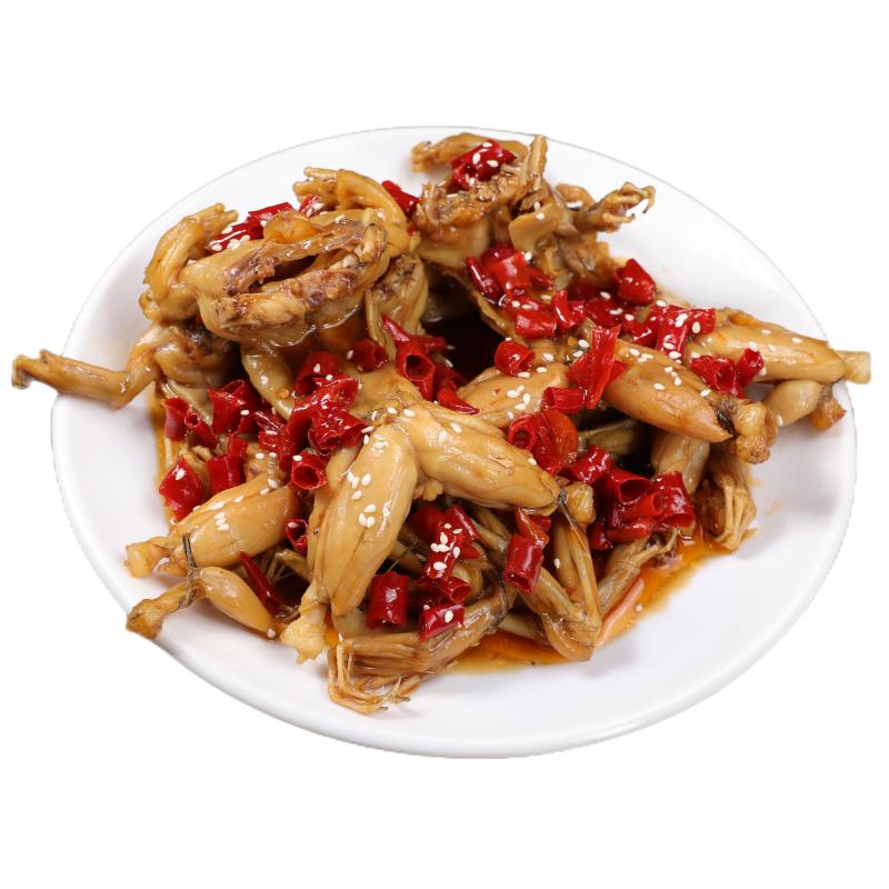 肴师傅辣卤牛蛙整只牛蛙卤味辣的跳加热即食零食小吃预制菜私房菜