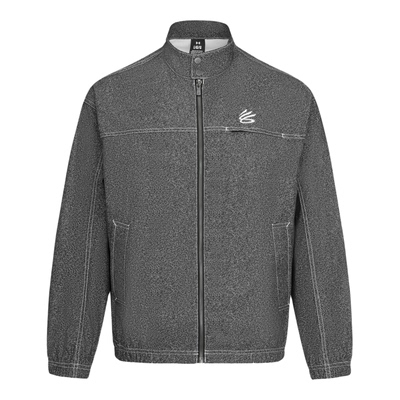 安德玛UA男子仿牛仔翻领夹克外套