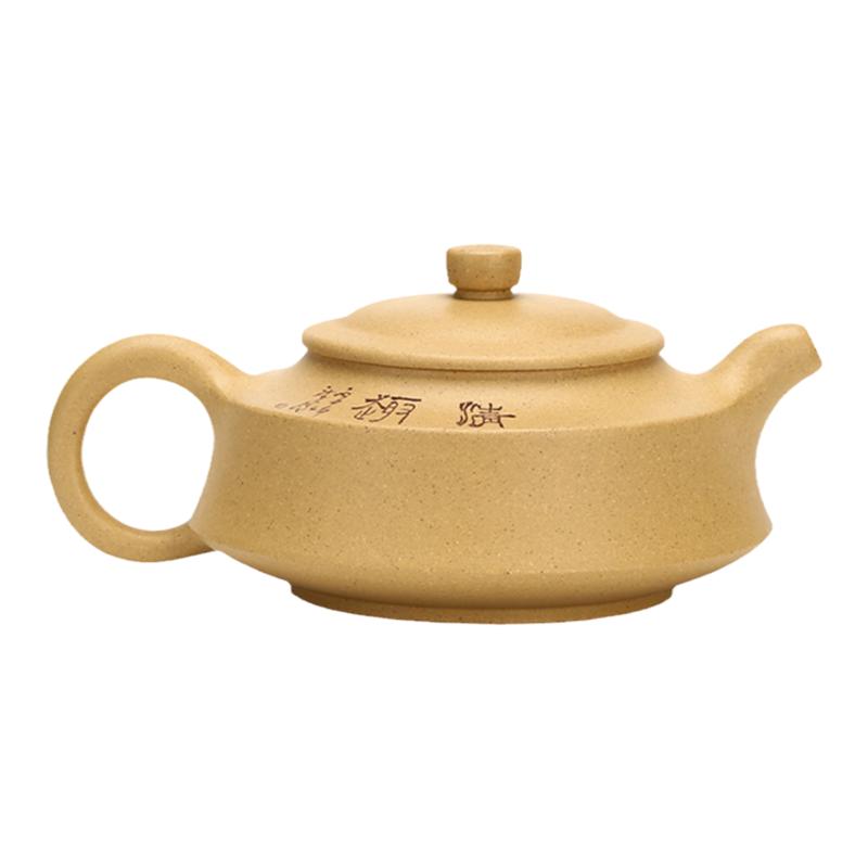 融昊全手工原矿段泥刻绘泡茶壶