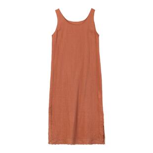 布小匠原创设计春夏新款纯棉百搭背心吊带裙内搭宽松中长款打底裙