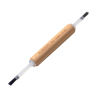 甲油胶替换刷头实木双头刷杆新款可拆卸替换毛刷笔刷美甲专用工具