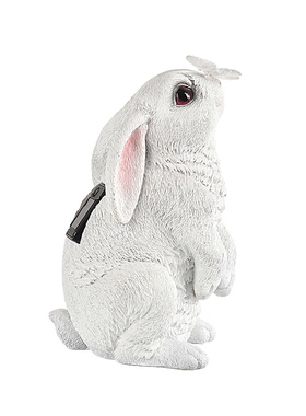 园林仿真兔子太阳能小夜灯