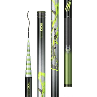 川泽翘龙吟长杆炮杆专攻草洞超轻超硬炮竿远投深水碳素钓鱼竿手竿