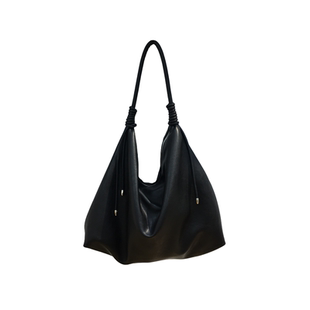 小脏柜 小众ins极简百搭通勤流苏包软皮麂皮绒复古手提单肩托特包