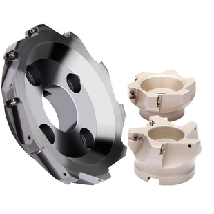 400R刀盘套装加工中心数控刀盘/面铣刀盘90度清角直角面铣刀头 63