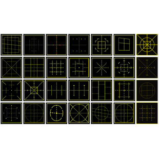 可定制黑板贴四线三格田字格回宫格中元宫格磁性黑板贴八卦格九字格梯形格书法练字梯形格神宫格章法格