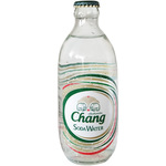 泰国进口chang/泰象苏打水325ml*24瓶/箱玻璃瓶装无糖气泡水饮料