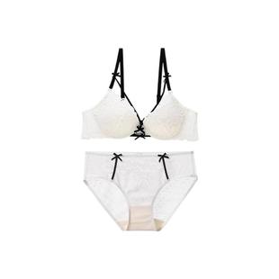 六只兔子性感蕾丝内衣女小胸聚拢显大文胸收副乳防下垂软钢圈胸罩