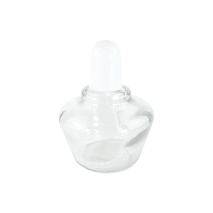 玻璃酒精灯加厚防爆家用艾灸煮茶加热套装灯芯便携小号实验室仪器