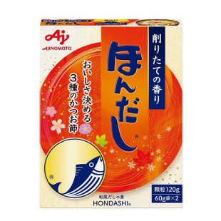 日本进口味之素木鱼素柴鱼粉鲣鱼风味海鲜味调味料120g高汤关东煮