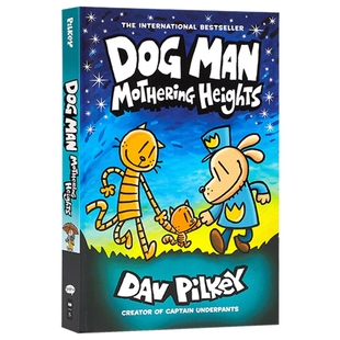 神探狗狗的冒险10 英文原版 Dog Man 10 Mothering Heights 内裤超人作家 Dav Pilkey 儿童英语幽默桥梁漫画故事书 英文版进口书籍