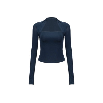 高弹力修身性感打底衫