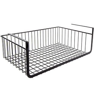 加粗款厨房置物架挂篮桌下衣柜收纳架吊柜分层隔板橱柜分层架宿舍