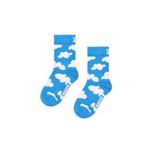 【25秋冬款】Happy Socks儿童云朵趣味彩袜男女小童宝宝中筒袜子
