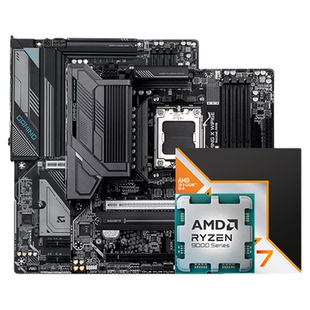 AMD锐龙9700X7800X3D9800X3D技嘉B650MB850MX870E小雕WIFI板U套装