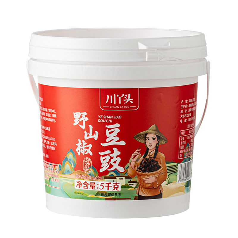 川丫头野山椒豆豉10斤炒菜调味