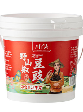 川丫头野山椒豆豉10斤炒菜调味