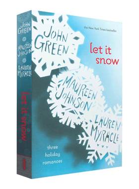 现货【英文原版】 雪，就这样落 Let It Snow: Three Holiday Romances  灰犀牛格雷 儿童英文原版绘本 原装进口