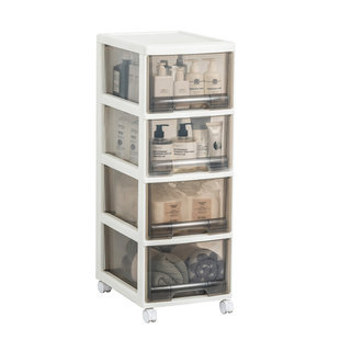 卫生间置物架浴室洗衣机洗手台厕所马桶边柜阳台收纳夹缝落地柜子