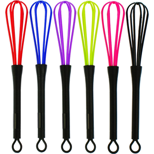 筒装美发染膏搅拌器手动彩色塑料打蛋器焗油色膏染发剂调匀搅拌棒