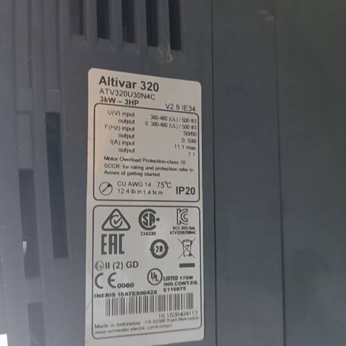 议价变频器 ATV320U30N4C，3KW，380V，拆