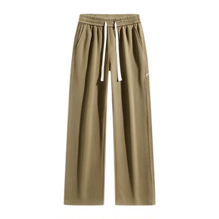 卫裤男生秋冬季新款运动休闲青少年加绒加厚中学生直筒长裤子男装