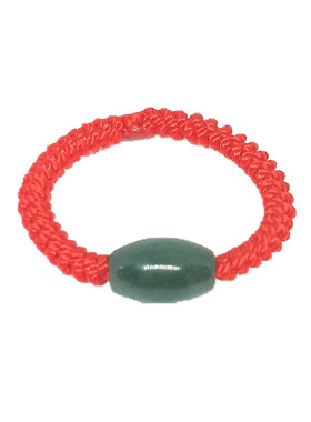 转运珠戒指翡翠路路通手工编织