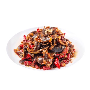 麻辣鸭胗双椒郡肝200g开袋即食凉拌菜酒店餐饮半成品冷盘食材商用