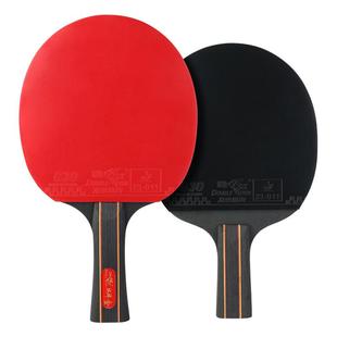 双鱼乒乓球拍官方九星碳素成人比赛级初学者高弹力专业级乒乓球拍