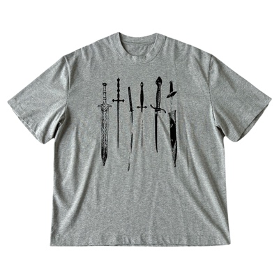 H1c利刃Blade*中世纪印花短袖