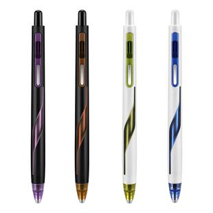 点石新闪电时空舱中性笔DS-0157低重心黑笔0.5按动速干太空舱笔签字办公学生考试静音水笔高颜值时空仓刷题笔