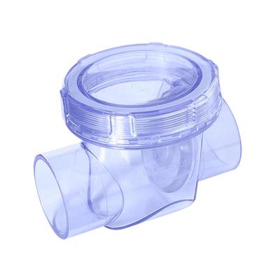 透明止回阀防臭返水倒灌PVC止逆