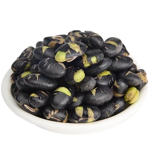 炒黑豆熟香酥黄心黑豆炒熟黄心黑豆即食黑豆炒熟小吃炒货小零食