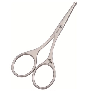 关孙六 鼻毛剪 安全剪刀 不锈钢 日本制造刀头弧型避免成为油腻男