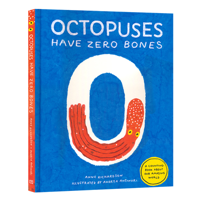 Octopuses Have Zero Bones 章鱼没有骨头 数字认知故事书 趣味计数书 全彩插图 幼儿数学启蒙 课外百科读物  5-7岁 英文原版