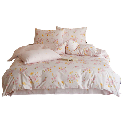 多喜爱全棉花卉四件套春夏新品