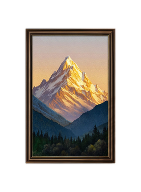 【日照金山】好寓意立体玄关挂画