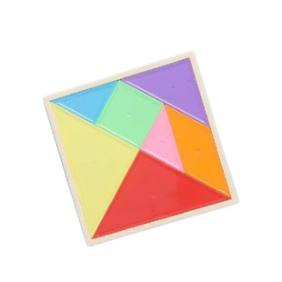 晨光磁力七巧板小学生专用一年级儿童拼图3到6岁数学智力益智教具正方体磁吸图形磁性钟表平面几何片玩具计数