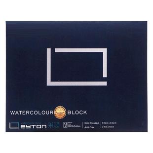 莱顿水彩纸水彩本画画本油画棒专用绘画本纸成年手绘本空白画册本彩铅随身旅行 全棉32k16k8k4K300g棉浆中粗