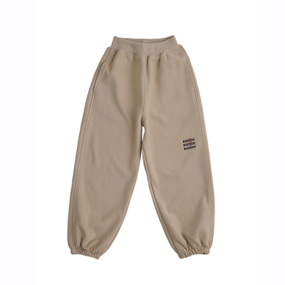 男童秋冬加绒运动裤外穿长裤