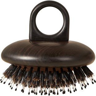 初心猪鬃梳便携疏通神器经络梳子女家用头皮按摩梳护发头部指环梳