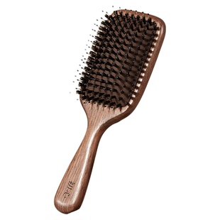 初心猪鬃毛气垫梳头皮顺发木质梳按摩梳女士专用气囊梳便携蓬松梳