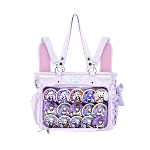 winkouv暗格痛包藏东西藏灯牌大容量日常款追星斜挎双肩20cm娃包