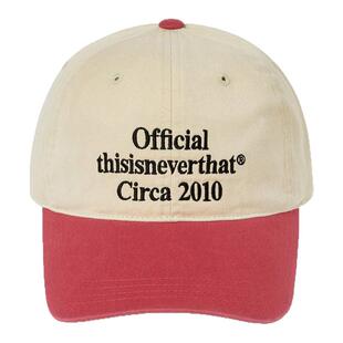 thisisneverthat®  Times Cap 25年秋冬新款拼色棒球帽男女同款